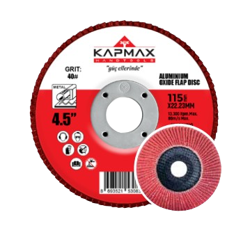 KAPMAX FLAP DİSK ZIMPARA ALUMINIUM OXID 60 KUM